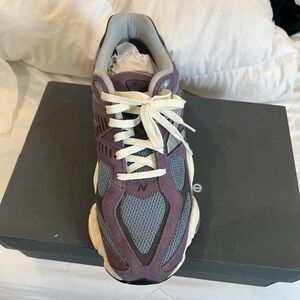 New Balance Plum and Gray Athletic Shoes